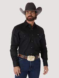 Photo 1 of Wrangler Men's Authentic Cowboy Cut Work Western, Black, Size X-large Oeya Us /
