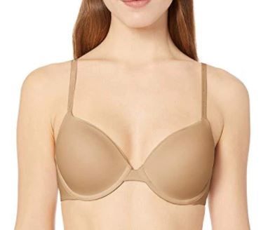 Photo 1 of CALVIN KLEIN WOMEN'S CONSTANT CONVERTIBLE STRAP LIGHTLY LINED DEMI BRA, 36D2, BARE
