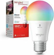 Photo 1 of Sengled - Smart Bluetooth Mesh LED Multicolor A19 Bulb - Multicolor
