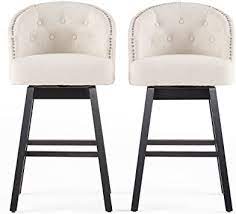 Photo 1 of Christopher Knight Home 295977 Ogden Barstool, 2-Pcs Set, Beige

