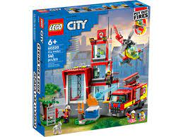 Photo 1 of LEGO City Fire Station 60320 Building Kit for Kids Aged 6+; Includes 2 LEGO City Adventures TV Series Characters (540 Pieces)
