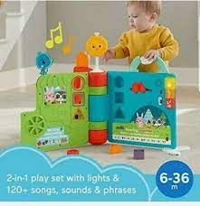 Photo 1 of Fisher-Price Sit-to-Stand Giant Activity Book Electronic Learning Toy 6 - 36 mo
