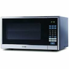 Photo 1 of Commercial Chef Countertop Microwave 1.1 Cubic Feet Black With Stainless Stee...
