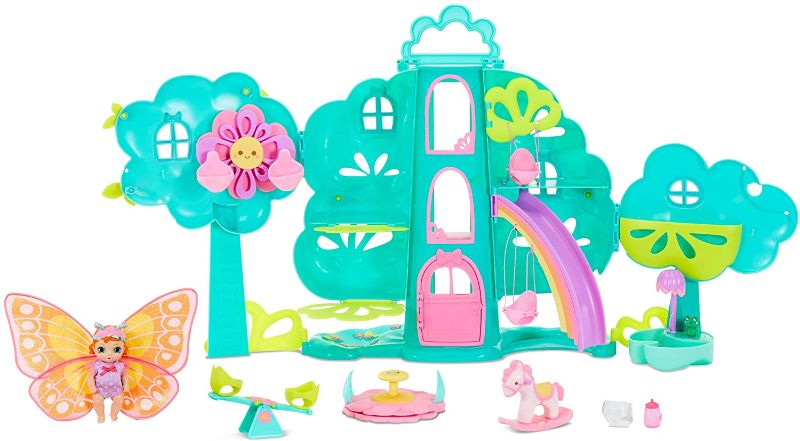 Photo 1 of Baby Born Surprise Treehouse Playset with 20 Plus Surprises and Exclusive Doll, Multicolored
