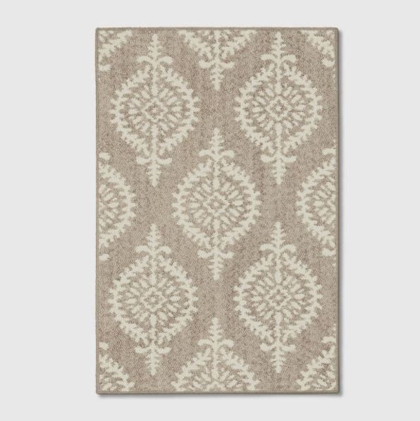 Photo 1 of 4'x5'6" Paisley Tufted Accent Rugs Gray - Threshold