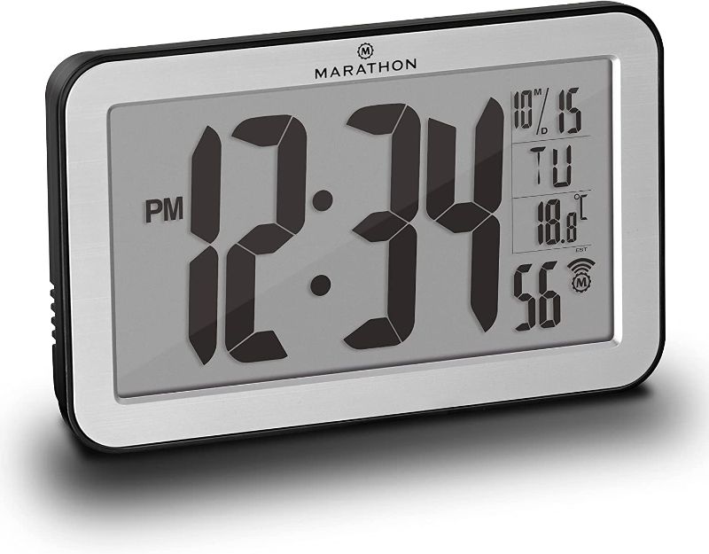 Photo 1 of MARATHON Atomic Wall Clock with 8 Time Zones
