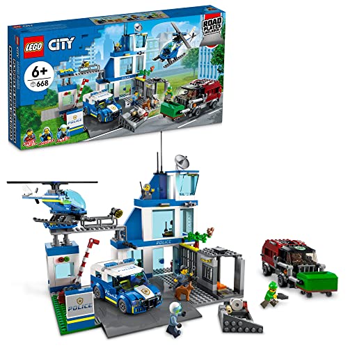 Photo 1 of LEGO City Police Station 60316 Building Kit for Kids Aged 6 and up (668 Pieces)
