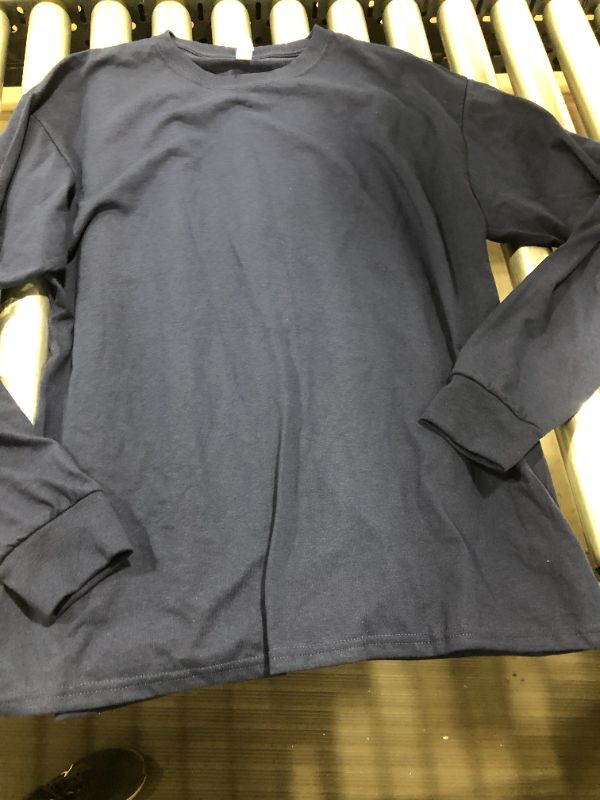 Photo 1 of Navy blue long sleeve shirt size large