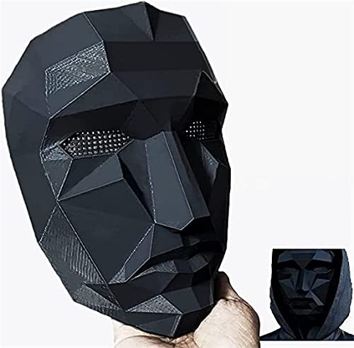 Photo 1 of Carnival Halloween Boss Mask,Masked Man Game Mask 2021 TV Cosplay Masquerade Halloween Props