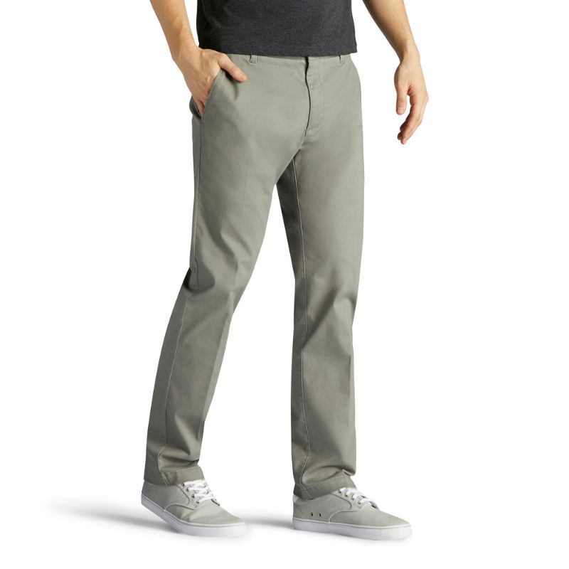 Photo 1 of Men's Lee® Performance Series Extreme Comfort Khaki Slim-Fit Flat-Front Pants Size: 36X34