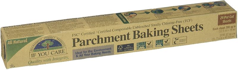 Photo 1 of 12pk If You Care Parchment Baking Sheets - FSC Certified, 24 ct
