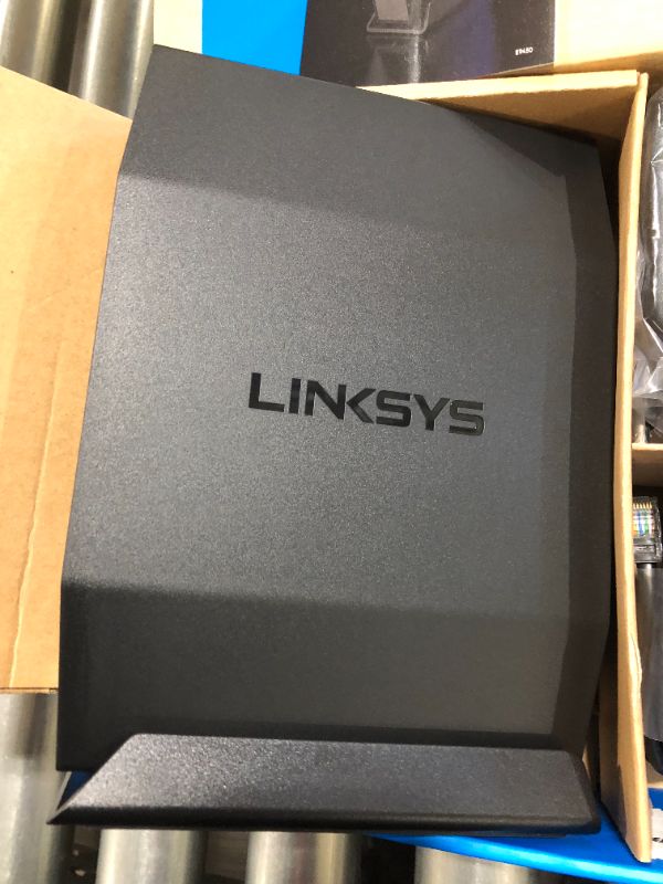 Photo 8 of Linksys - Dual-Band AX5400 WiFi 6 Router (E9450) & Linksys - Next-Gen AC Dual-Band AC600 USB Network Adapter - Black
