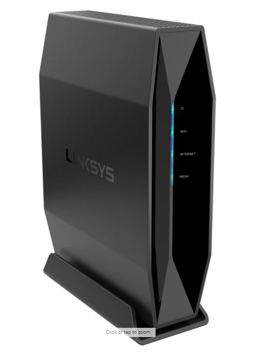 Photo 1 of Linksys - Dual-Band AX5400 WiFi 6 Router (E9450) & Linksys - Next-Gen AC Dual-Band AC600 USB Network Adapter - Black