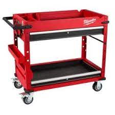 Photo 1 of 40 in. 2-Drawer Steel Work Cart

