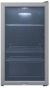 Photo 1 of Galanz 18.89-in 130-Can Capacity Commercial/ Stainless Freestanding Beverage Refrigerator
--- parts only