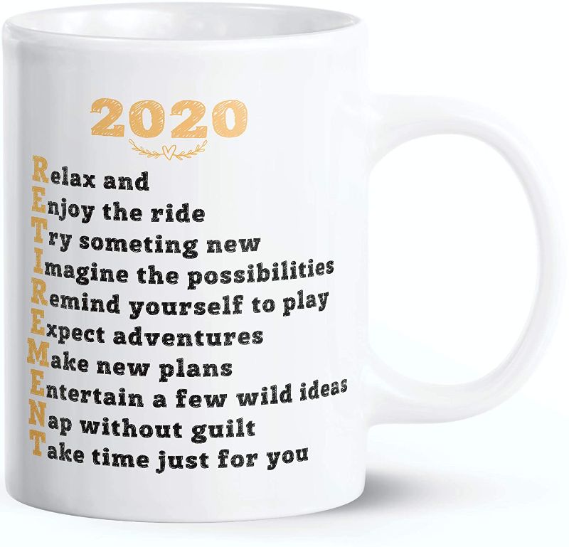 Photo 1 of Coffee Mug for Retirement–11 oz Mug, Gifts for Holiday, Christmas, Birthday, Retirees(2020)