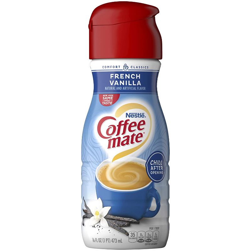 Photo 1 of 6 Pack Coffee Mate Liquid Coffee Creamer, French Vanilla - 16 fl oz bottle