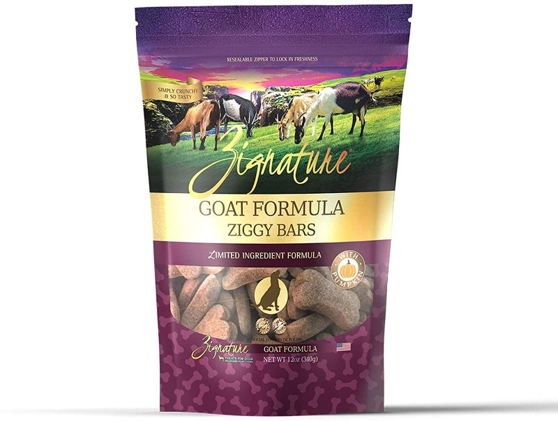 Photo 1 of 2pk Zignature Goat Limited Ingredient Formula Biscuit Dog Treats 12oz