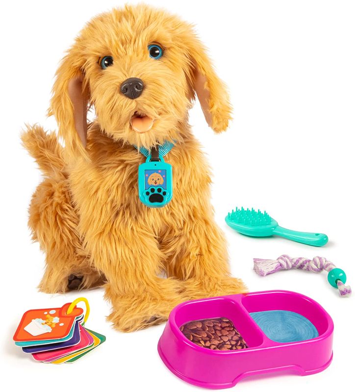 Photo 1 of Sky Rocket My Fuzzy Friend Moji Interactive Labradoodle - Plush Interactive Dog Toy for Boys and Girls, Loveable and Lifelike Companion Pet
