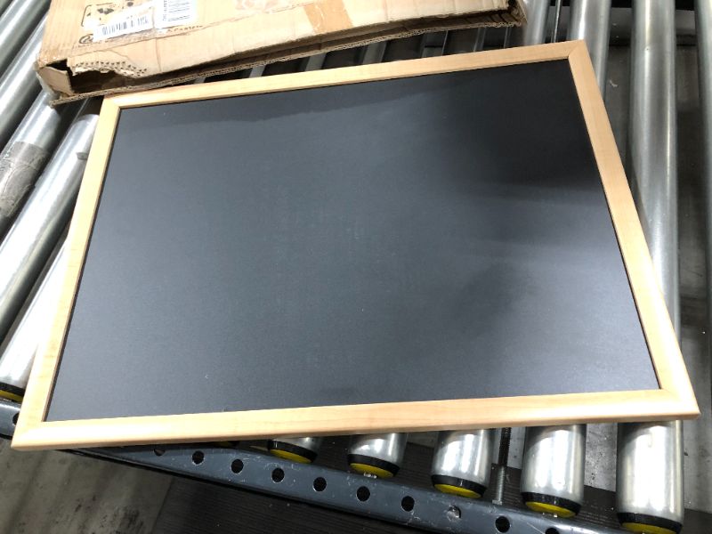 Photo 2 of U Brands Chalkboard, 24" x 18", Black Birch Frame