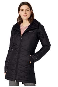 Photo 1 of Columbia Women’s Heavenly Long Hybrid Winter Jacket, Water repellent, Down Style--- medium
