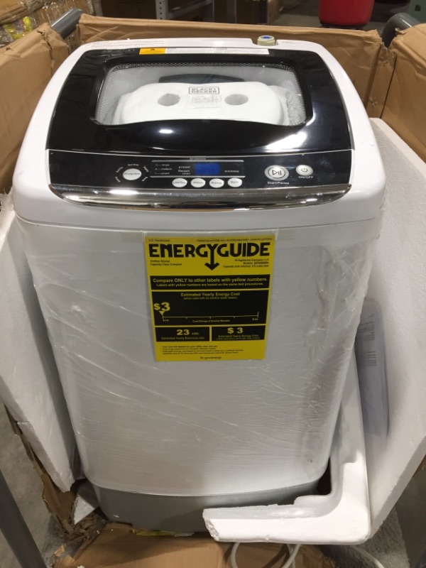 Photo 2 of Black + Decker 0.9 Cu. ft. Portable Washer Bpwm09w