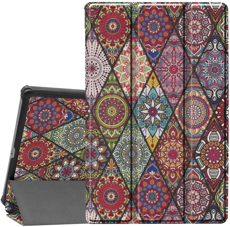 Photo 1 of Gylint Lenovo Tab M10 FHD Plus 10.3 inches Case, Smart Case Trifold Stand Slim Lightweight Case Cover with Auto Sleep/Wake for Lenovo Tab M10 Plus 10.3 TB-X606F / TB-X606X Mandala 2pk