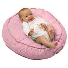 Photo 1 of Leachco Podster Sling-Style Infant Lounger in Pink Pin Dot
