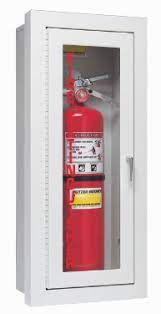 Photo 1 of Fire Extinguisher Cabinet - Semi-Recessed, 10 lb
