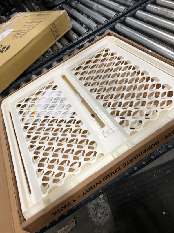 Photo 1 of North States Supergate Baby/Child Safety Pet Gate - Ivory 8629
