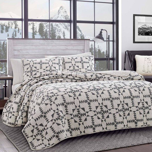 Photo 1 of Eddie Bauer Arrowhead Reversible 3-Piece Full/Queen Quilt Set
