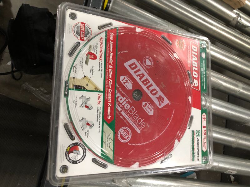 Photo 2 of Diablo D1208DH 12-Inch 8T HardiBllade Fiber Cement Saw Blade
