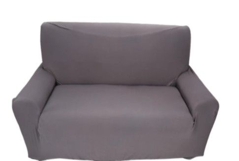 Photo 1 of 3 SEATER Stretch Elastic Slipcover Sofa Covers Form Fit Solid Color Furniture Protector
