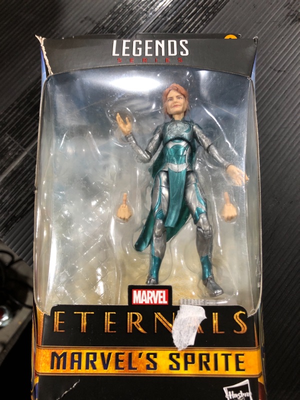 Photo 2 of Marvel Hasbro Legends Series The Eternals Sprite 6-Inch Action Figure Toy, Movie-Inspired Design, Includes 2 Accessories, Ages 4 and Up
