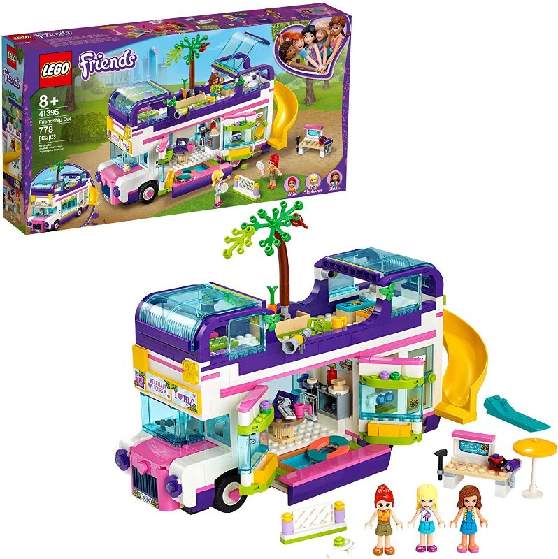 Photo 1 of LEGO Friends Friendship Bus 41395 Heartlake City Toy Playset Building Kit Promotes Hours of Creative Play, New 2020 (778 Pieces)
