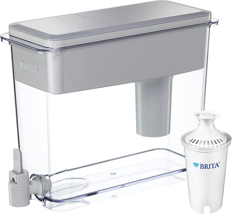 Photo 1 of Brita 636178 FBA_35034 Water Dispenser and Filter, 18 Cup Ultramax, Grey
