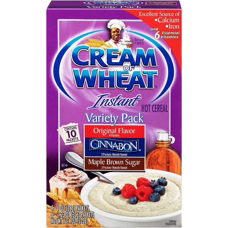 Photo 1 of 3 PACK!!!! Cream of Wheat Instant Hot Cereal, Three Flavor Variety Pack
BB JULY 2023 