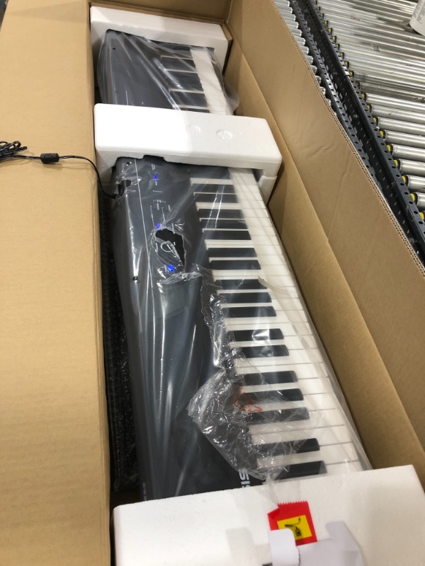 Photo 2 of Alesis Recital – 88 Key Digital Piano Keyboard with Semi Weighted Keys, 2x20W Speakers, 5 Voices, Split, Layer and Lesson Mode, FX and Piano Lessons
