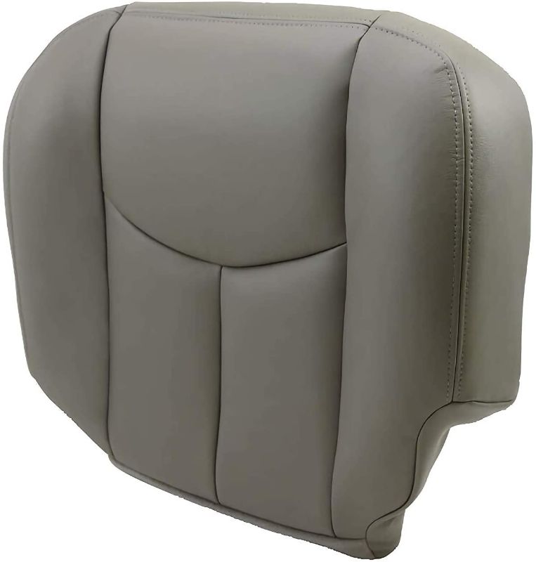 Photo 1 of 2003-2006 chevy silverado 1500 2500 bottom seat cover gray driver leather us