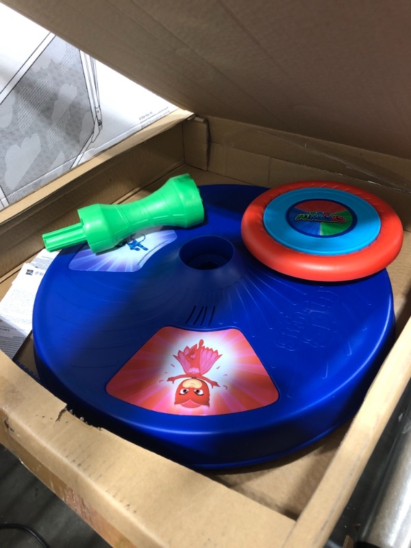 Photo 2 of Playskool PJ Masks Sit 'n Spin Musical Classic Spinning Activity Toy for Toddlers Ages 18 Months and Up (Amazon Exclusive) , Blue
