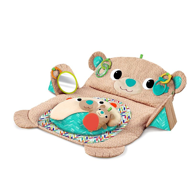 Photo 1 of Bright Starts Tummy Time Prop & Play Activity Mat - Teddy Bear, Ages Newborn +
