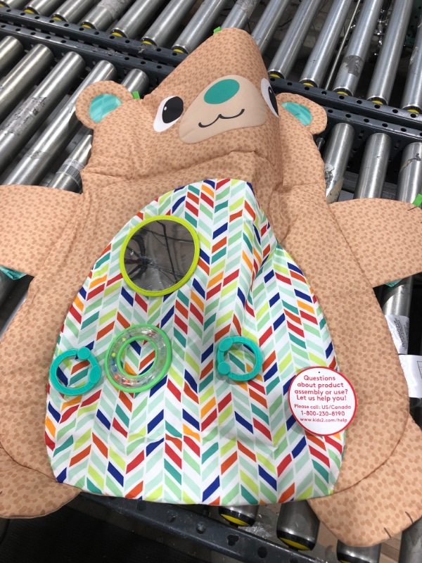 Photo 2 of Bright Starts Tummy Time Prop & Play Activity Mat - Teddy Bear, Ages Newborn +
