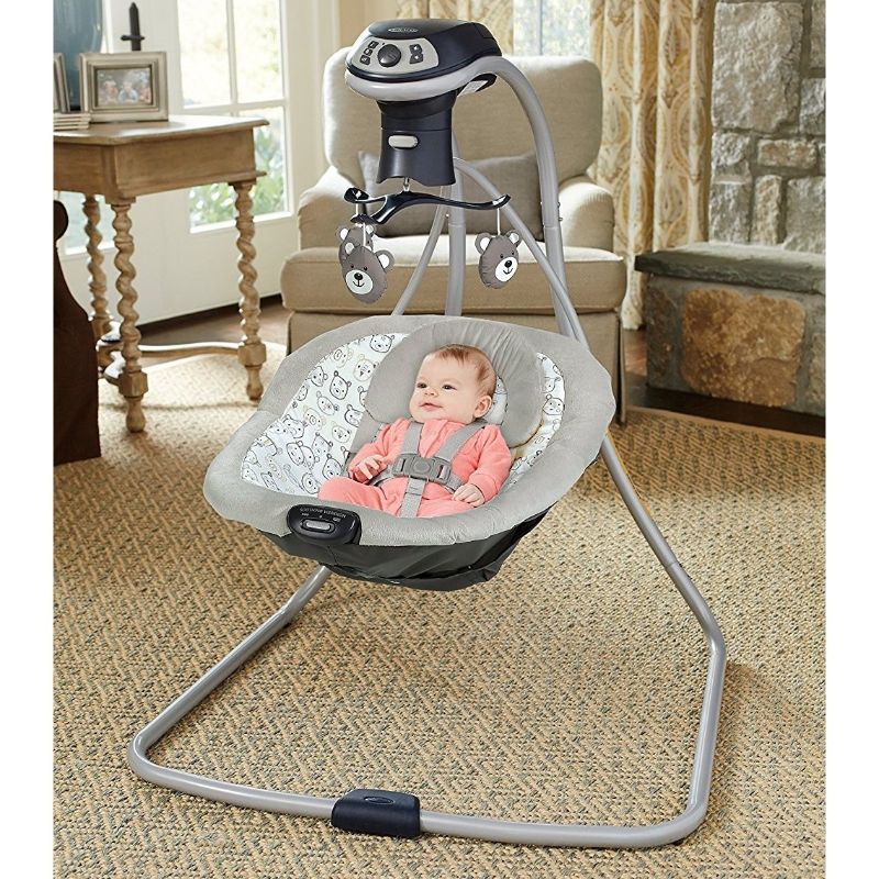 Photo 1 of Graco Simple Sway LX Baby Swing, Teddy
