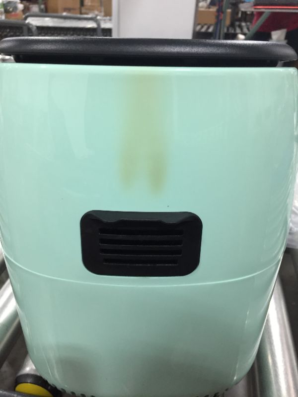 Photo 6 of Dash Tasti-Crisp Digital Air Fryer with AirCrisp® Technology, Custom Presets, Temperature Control, and Auto Shut Off Feature, 2.6 Quart - Aqua
