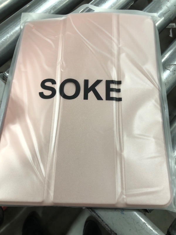 Photo 2 of Soke iPad Case Pro 11in 2020 with Pencil Holder,New iPad case 11 inch Lightweight Smart Cover with Soft TPU Back +?Apple Pencil Charging?+Auto Sleep/Wake for iPad Gen 2020 (Rose Gold)
