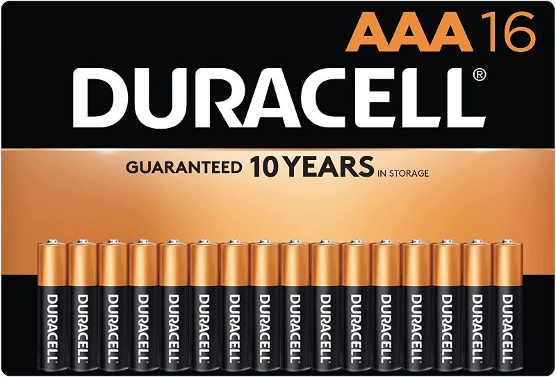 Photo 1 of Duracell - CopperTop AAA Alkaline Batteries - Long Lasting, All-Purpose Triple A Battery for Household and Business - 16 Count
