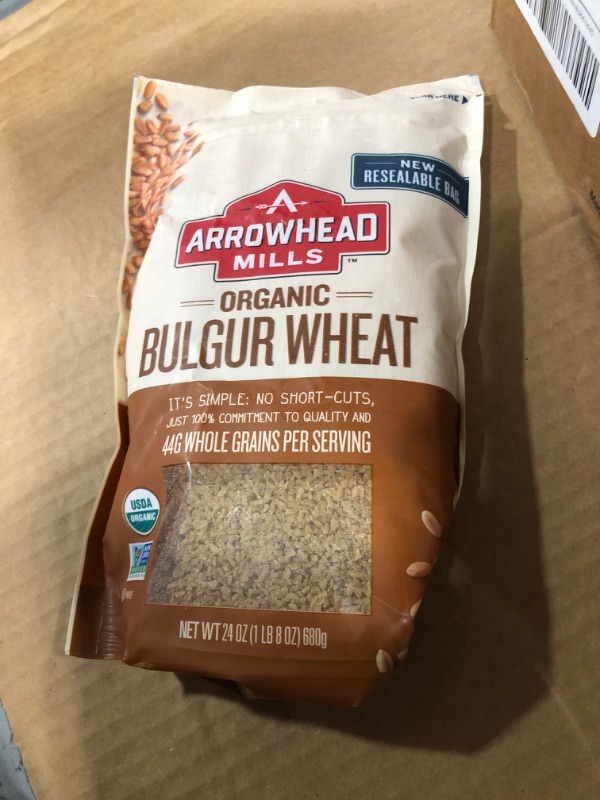 Photo 2 of Arrowhead Mills Organic Bulgur Wheat, 24 Ounce Bag (Pack of 6)
