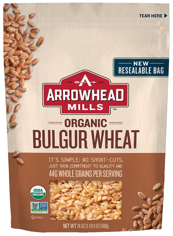 Photo 1 of Arrowhead Mills Organic Bulgur Wheat, 24 Ounce Bag (Pack of 6)
