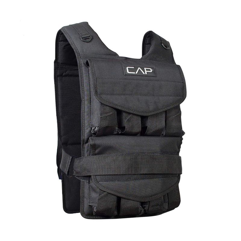 Photo 1 of 50lb Adjustable Black Weight Vest