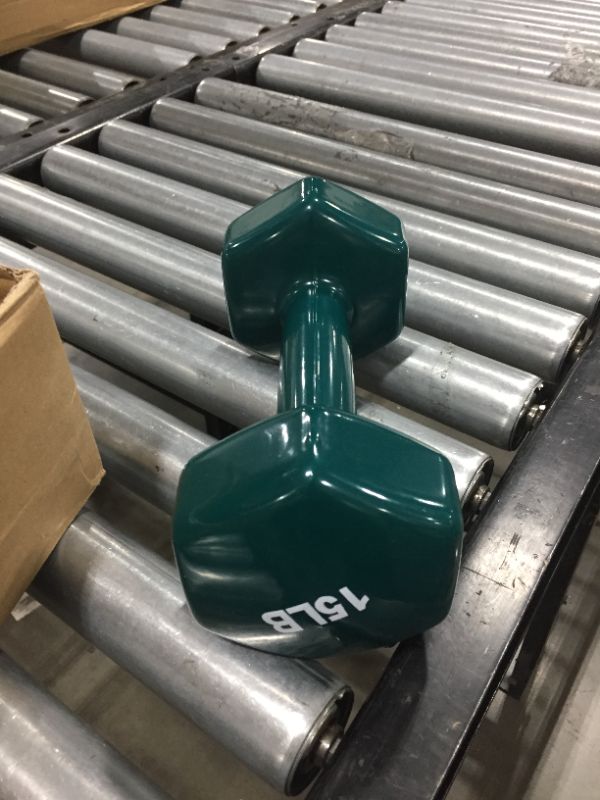 Photo 1 of 15lb Vinyl Set of Dumbbells